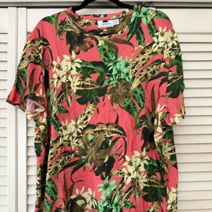 Topman Tropical Floral T-Shirt